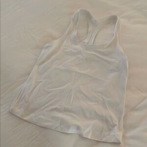 Lululemon White Racerback Tank Top. Size 4.